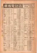 昭和22年2月1日現在私製大阪電話番号簿 0156ページのサムネイル