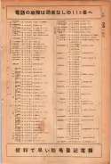 昭和24年12月1日現在大阪都市電話番号簿 0099ページのサムネイル