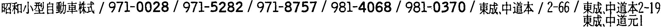 昭和38年2月1日現在大阪市50音別電話番号簿 399ページ OCR切り出し 18
