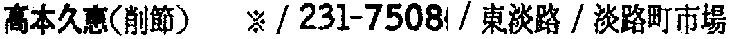 昭和38年2月1日現在大阪市50音別電話番号簿 493ページ OCR切り出し 271