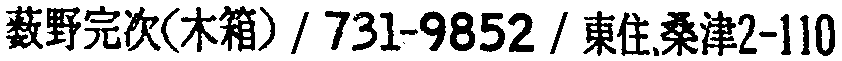 昭和38年2月1日現在大阪市50音別電話番号簿 872ページ OCR切り出し 283