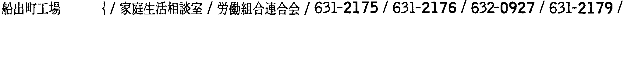 昭和38年2月1日現在大阪市50音別電話番号簿 294ページ OCR切り出し 285